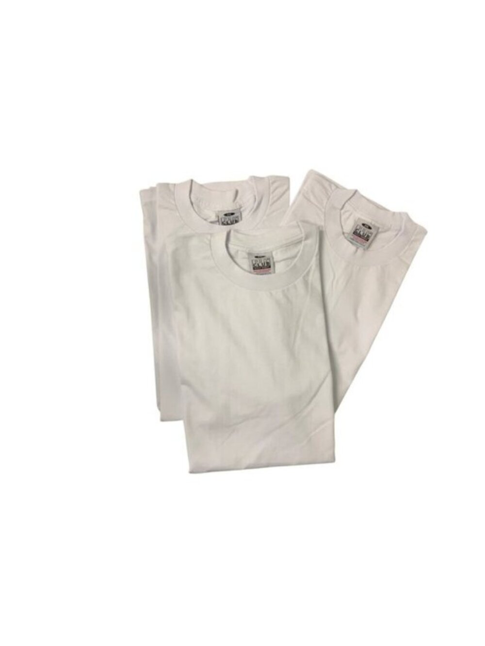 Pro Club Heavyweight White T-Shirt Bundle 3-Pack 2XL 100% Cotton
